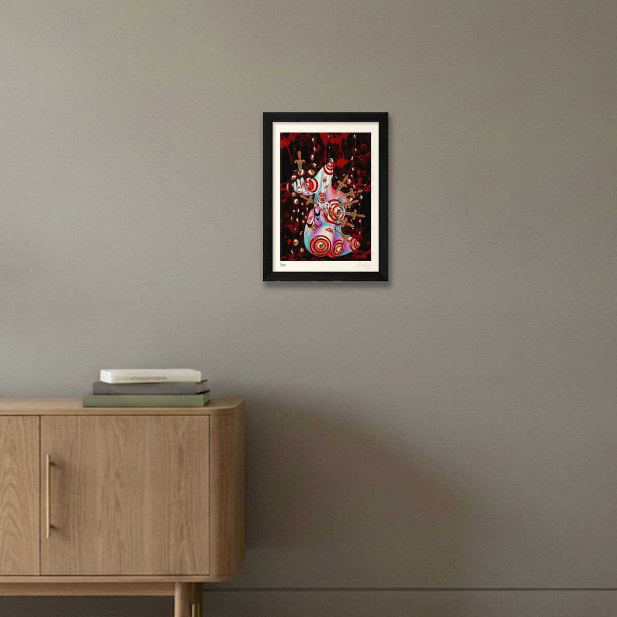 Knife Thrower — A4 (21×30cm, 8×12") Black Frame